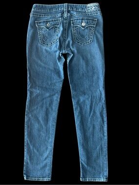 True Religion Women's Skinny Jeans in Medium Blue Wash size 32